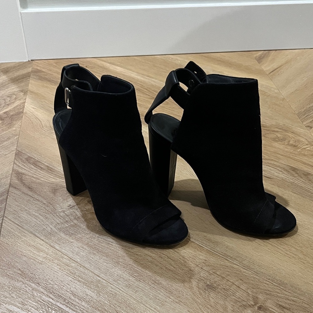 Vince Black Heeled Boots for Women